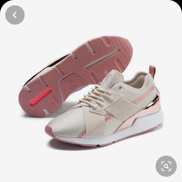 Puma muse X-2 metallic rose gold size 7 - Picture 2 of 8